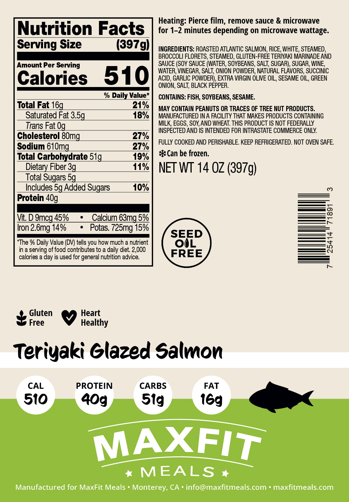 Teriyaki Glazed Salmon