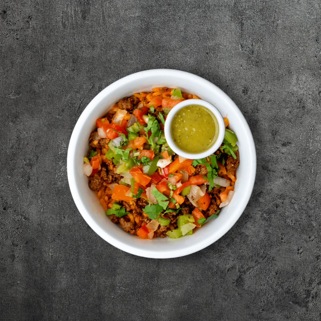 Ground Beef Fiesta Bowl