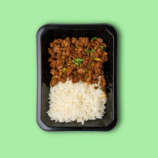 Ground Beef + White Rice