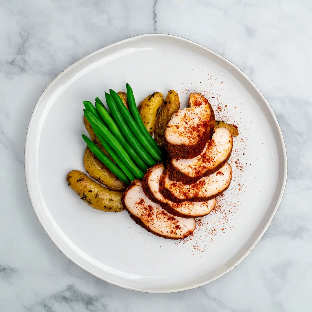 Blackened Chicken + Herbed Potatoes