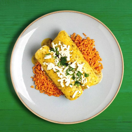 Chile Verde Enchiladas