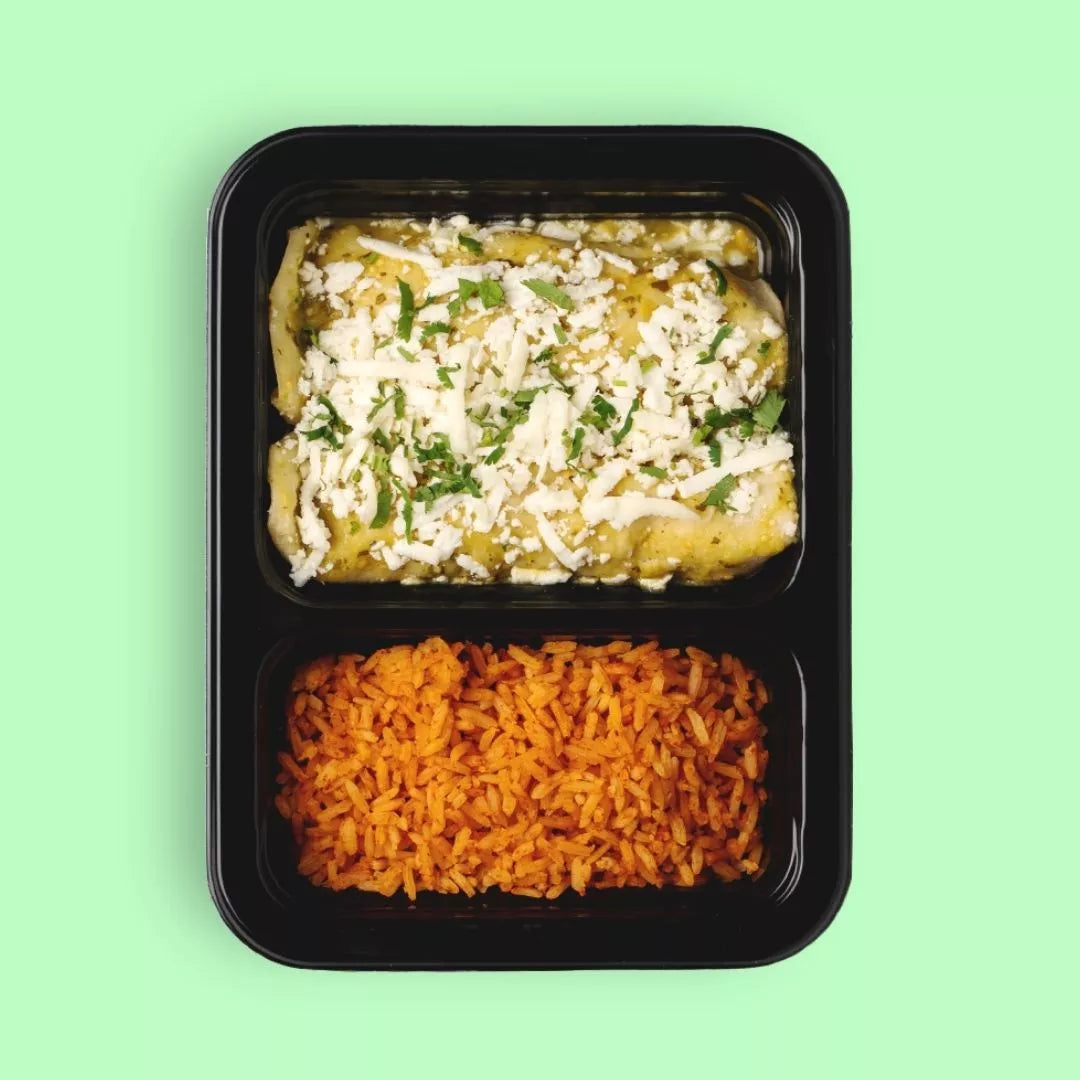 Chile Verde Enchiladas