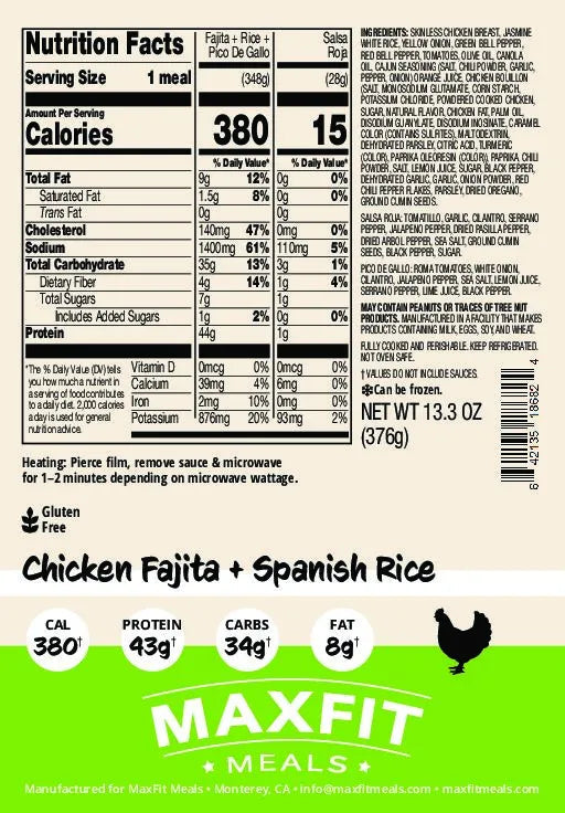 Chicken Fajita + Spanish Rice