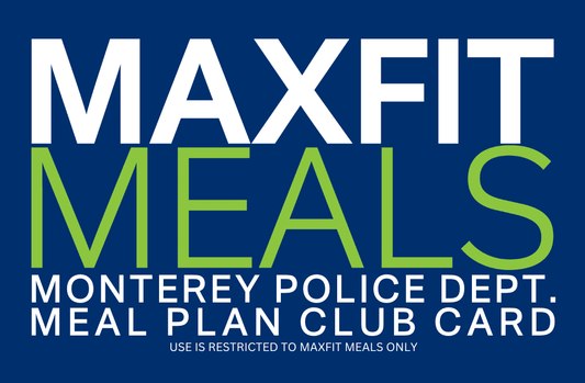 Monterey Police Department Meal Plan Club Card
