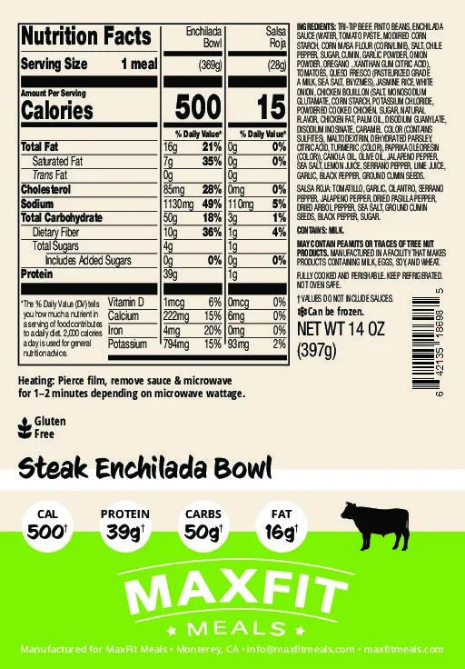 Steak Enchilada Bowl