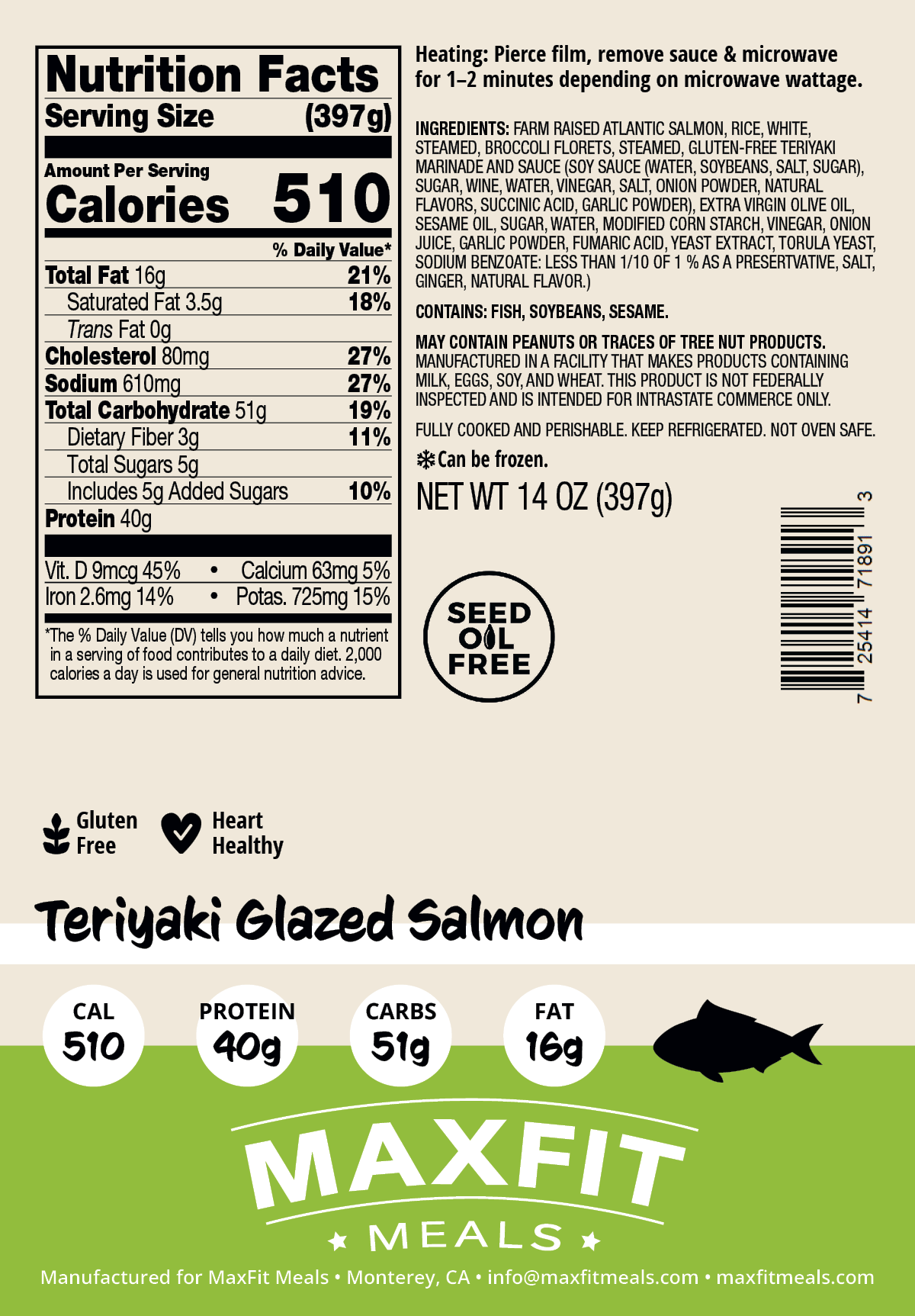Teriyaki Glazed Salmon