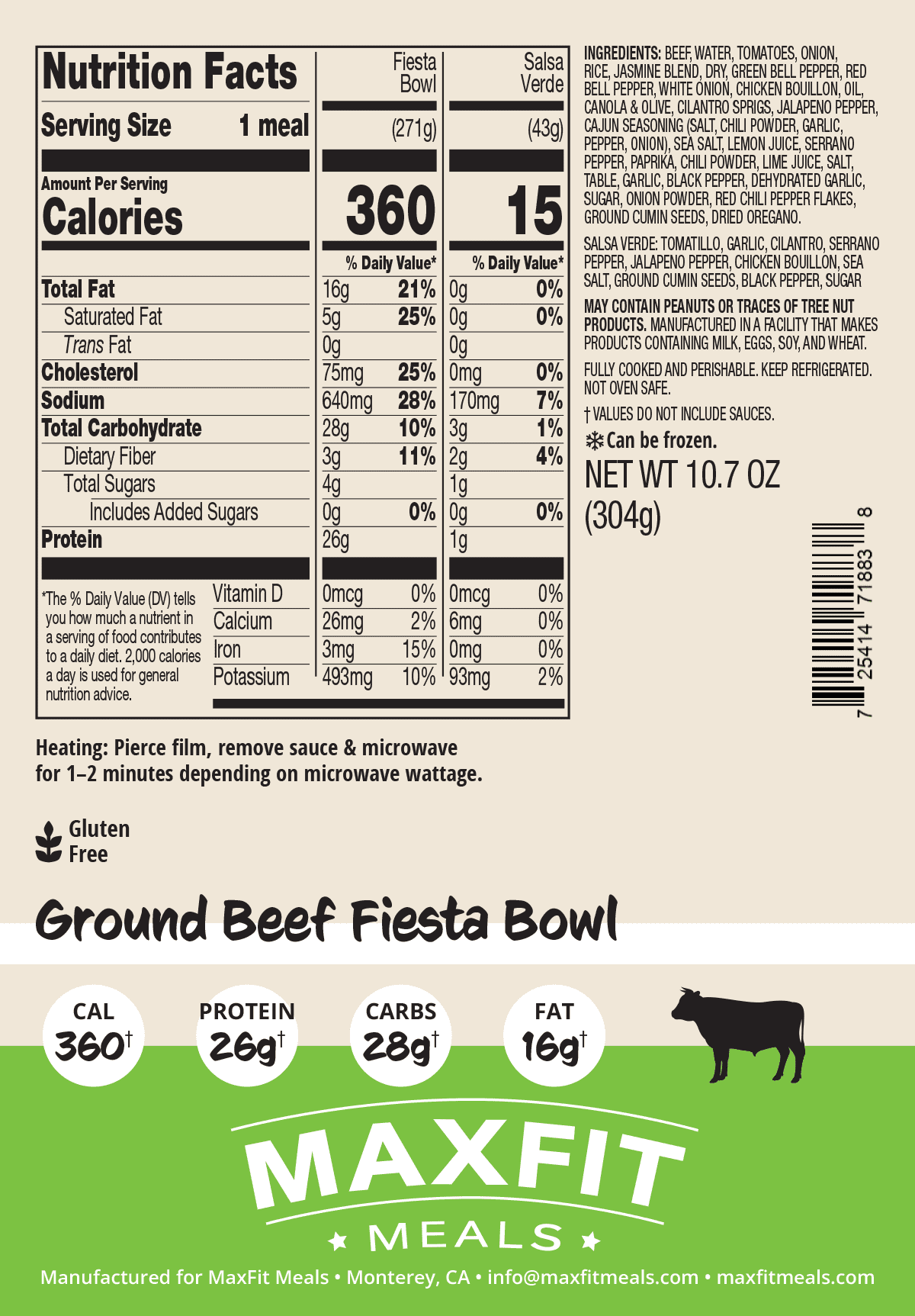 Ground Beef Fiesta Bowl