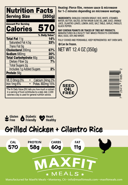 Grilled Chicken + Cilantro Rice