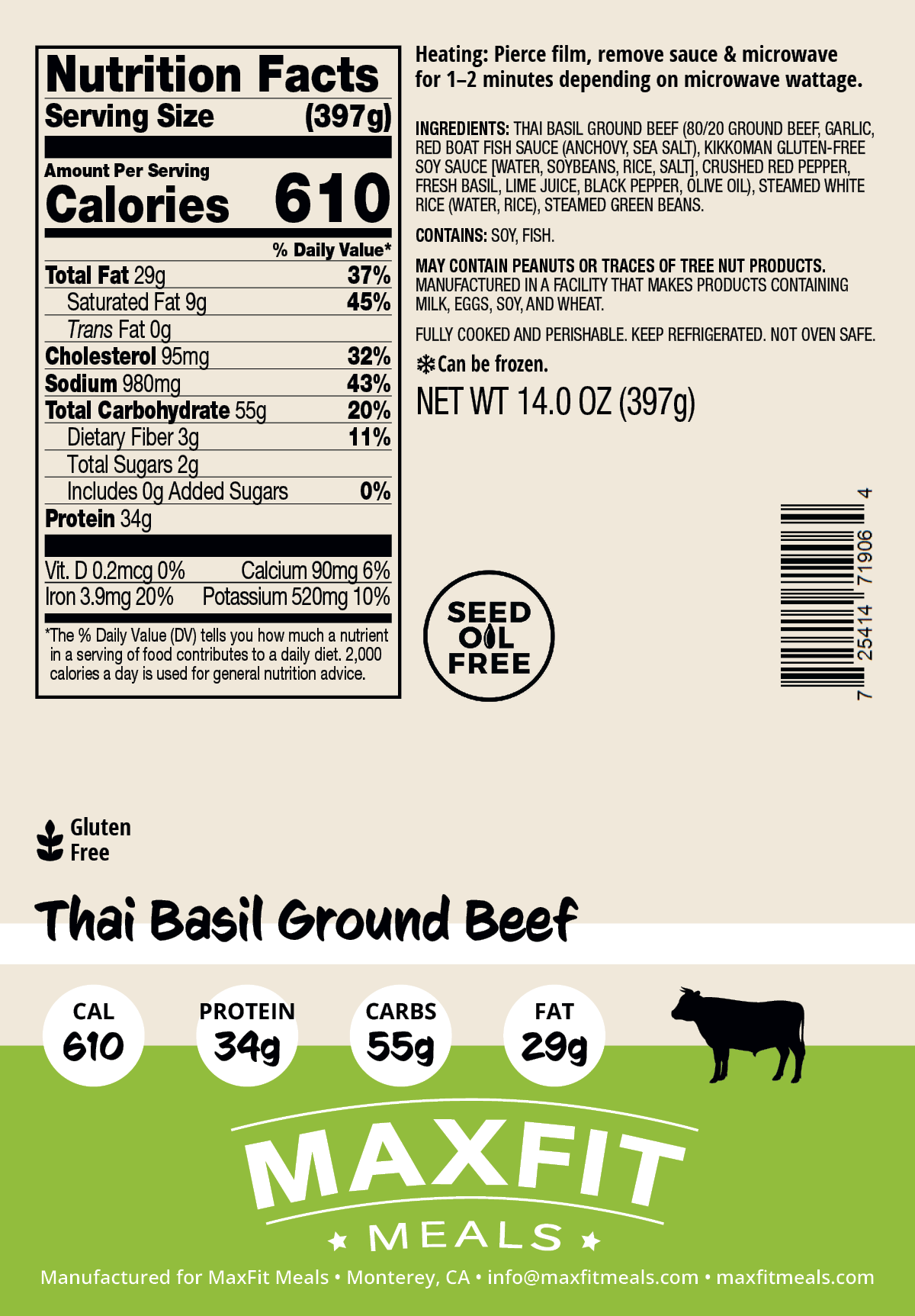 Thai Basil Ground Beef
