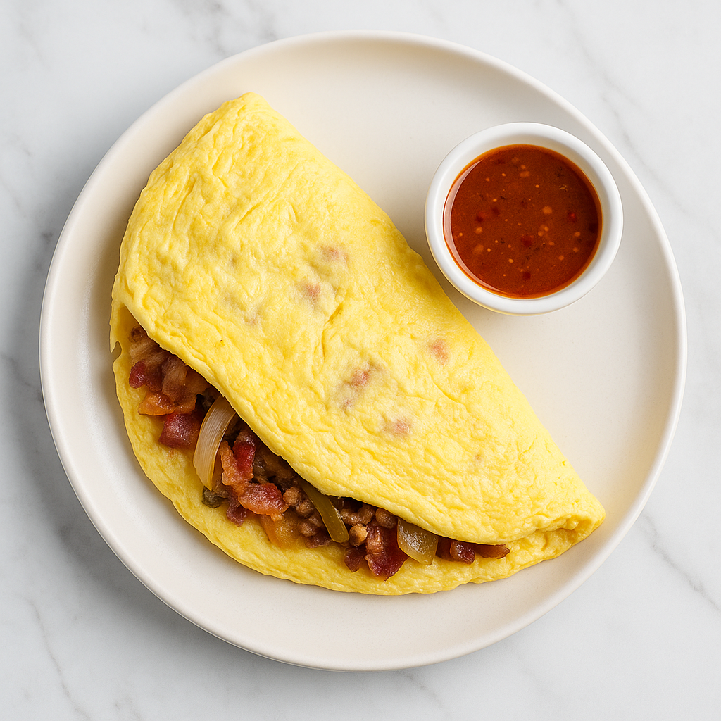 Bacon Fajita Omelet