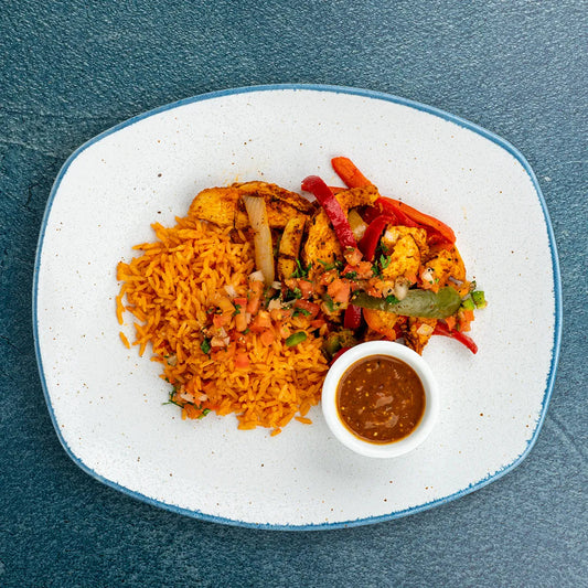 Chicken Fajita + Spanish Rice