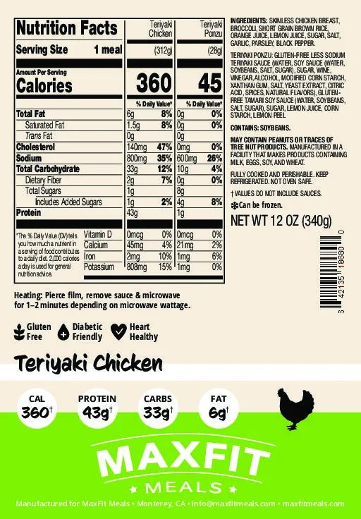 All Meals – MAXFIT Meals