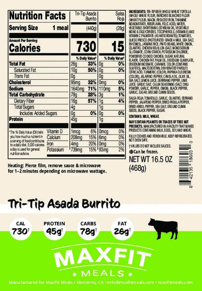 Tri-Tip Asada Burrito